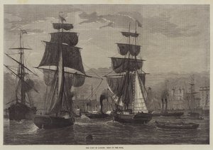 The Port of London, Ships in the Pool by Henry Spernon Tozer